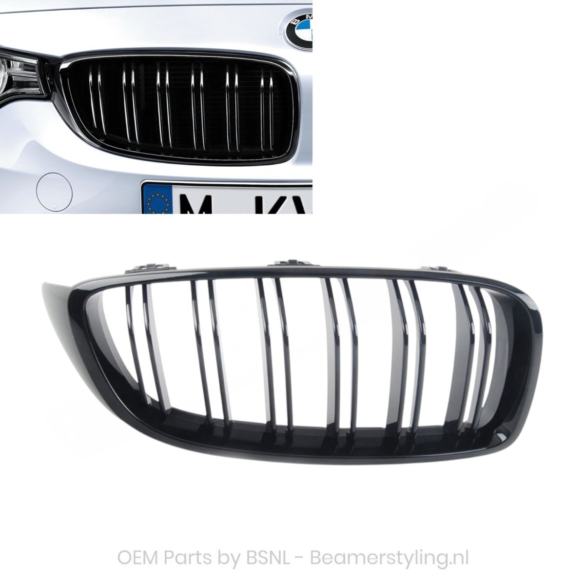 Nieren - BMW F80 M3 | F82/F83 M4 - M Performance - Rechts - 51712352812 | Origineel BMW - Beamerstyling.nl
