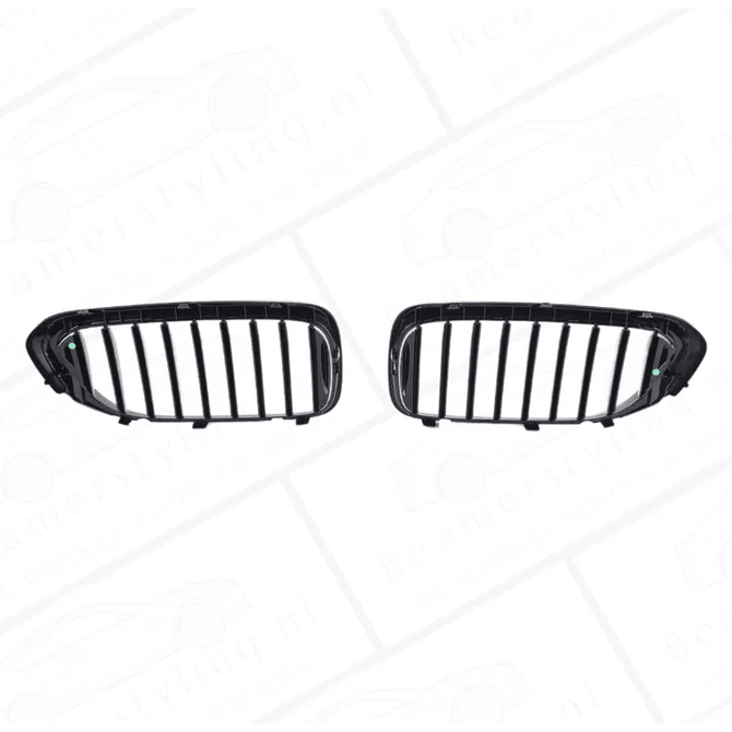 Nieren - BMW G30 / G31 - Hoogglans Zwart | 17-20 - Beamerstyling.nl