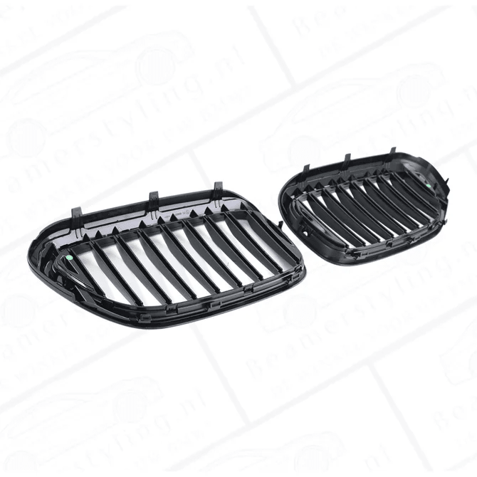 Nieren - BMW G30 / G31 - Hoogglans Zwart | 17-20 - Beamerstyling.nl