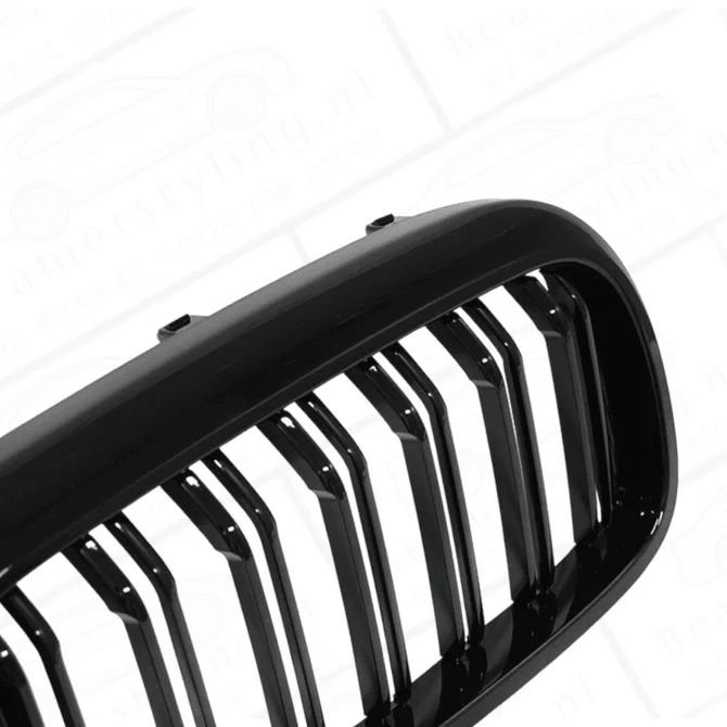 Nieren - BMW G30 / G31 - Hoogglans Zwart - Dubbelspijls | 17-20 - Beamerstyling.nl