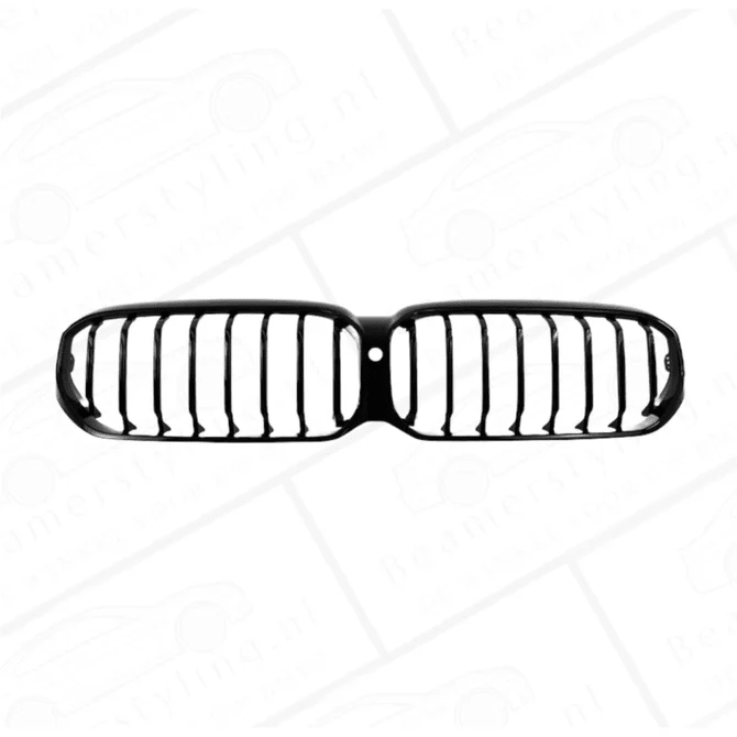 Nieren - BMW G30 / G31 LCI - Hoogglans Zwart | Met Camera - Beamerstyling.nl