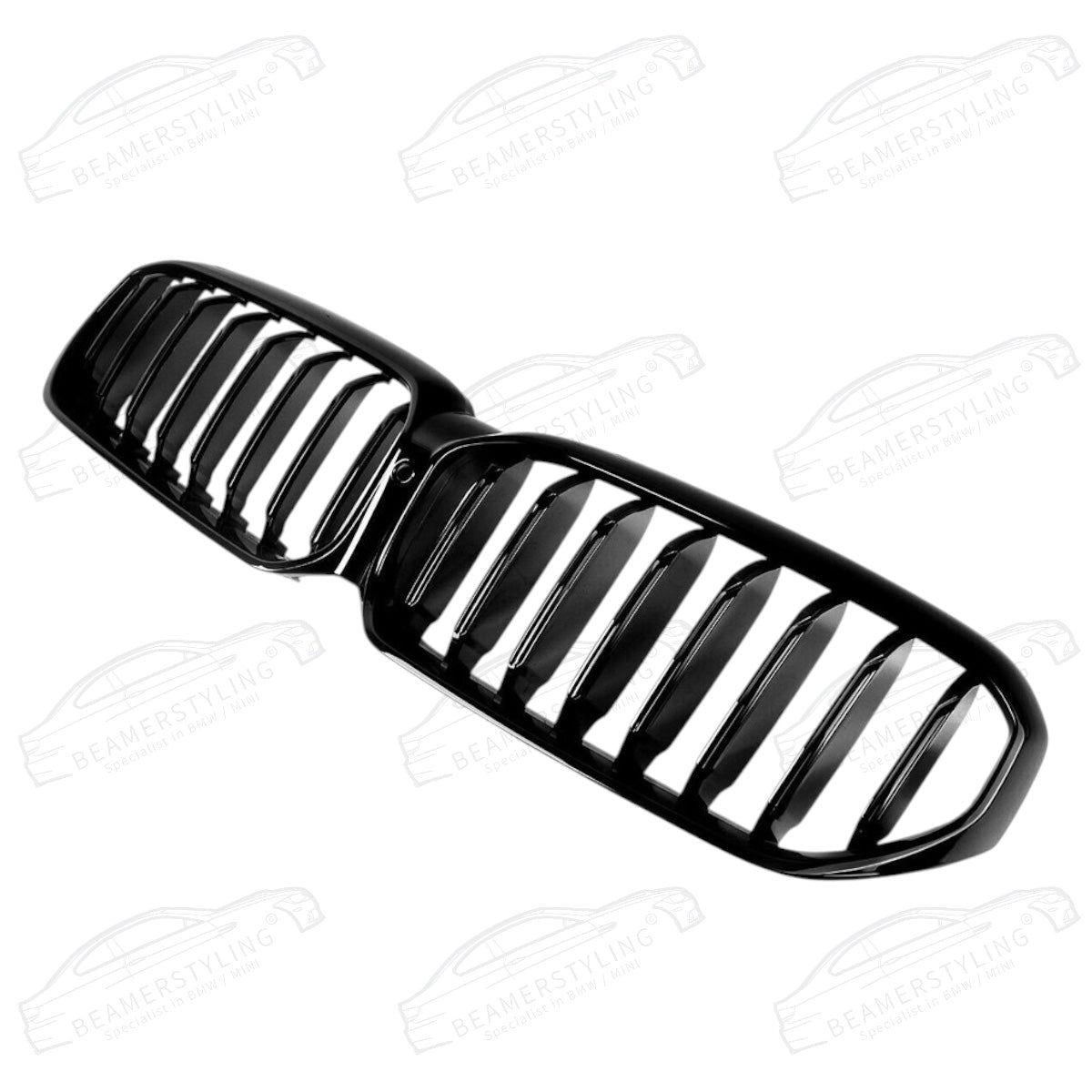 Nieren - BMW G30 / G31 LCI - Hoogglans Zwart | Zonder Camera - Beamerstyling.nl