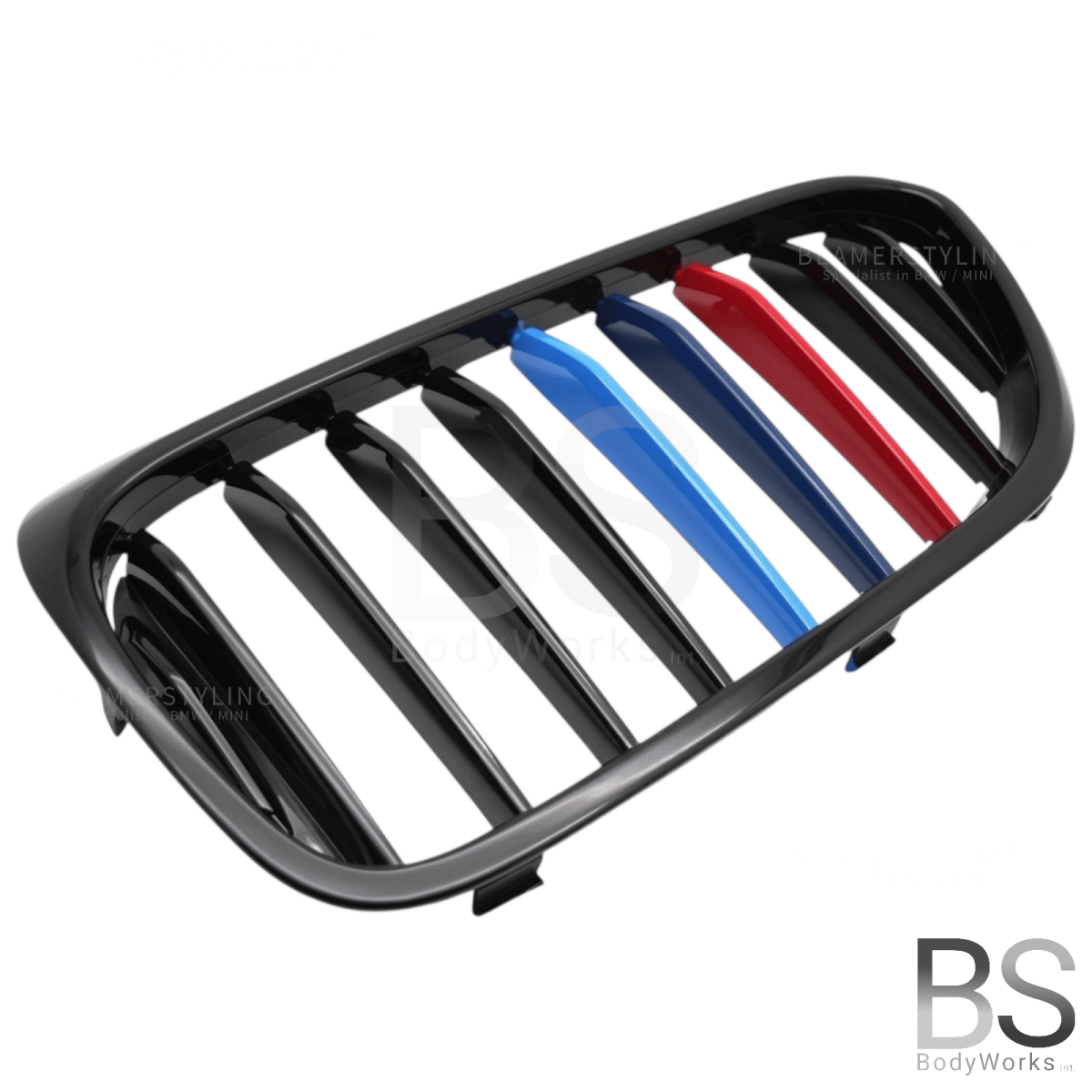 Nieren - BMW G30 / G31 - M Kleuren - Hoogglans Zwart | 2017 - 2020 - Beamerstyling.nl