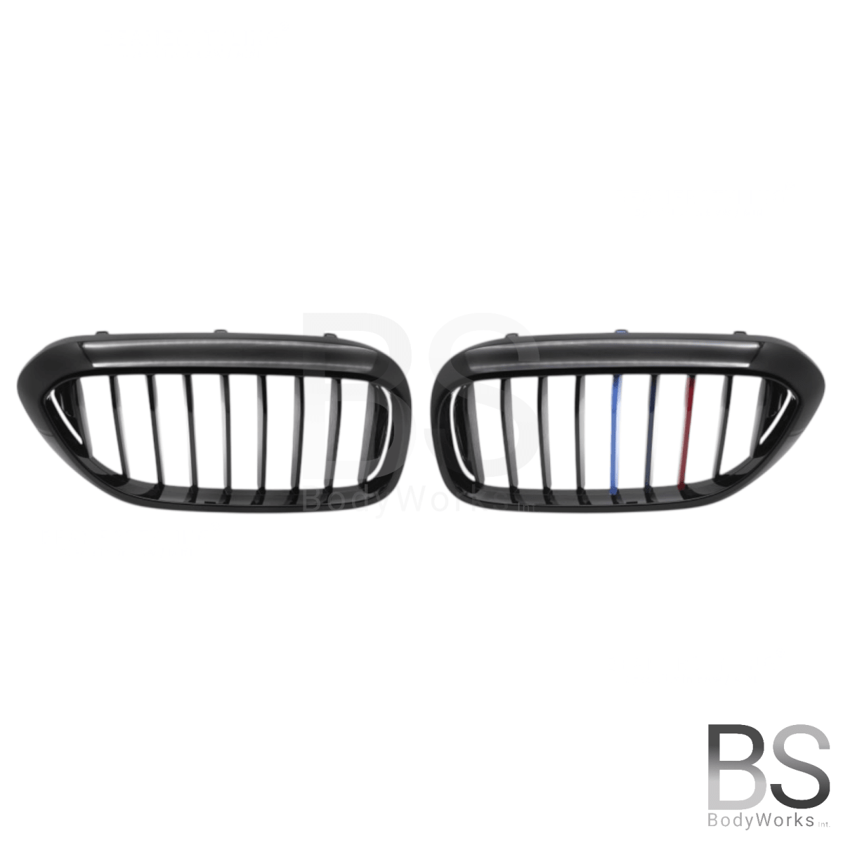 Nieren - BMW G30 / G31 - M Kleuren - Hoogglans Zwart | 2017 - 2020 - Beamerstyling.nl