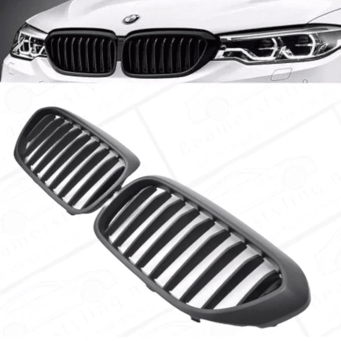 Nieren - BMW G30 / G31 - Mat Zwart | 17 - 20 - Beamerstyling.nl