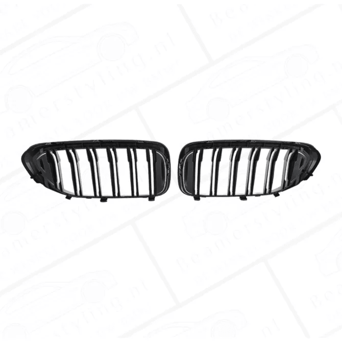 Nieren - BMW G30 / G31 - Mat Zwart - Dubbelspijls | 17 - 20 - Beamerstyling.nl