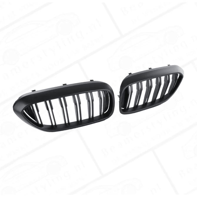 Nieren - BMW G30 / G31 - Mat Zwart - Dubbelspijls | 17 - 20 - Beamerstyling.nl