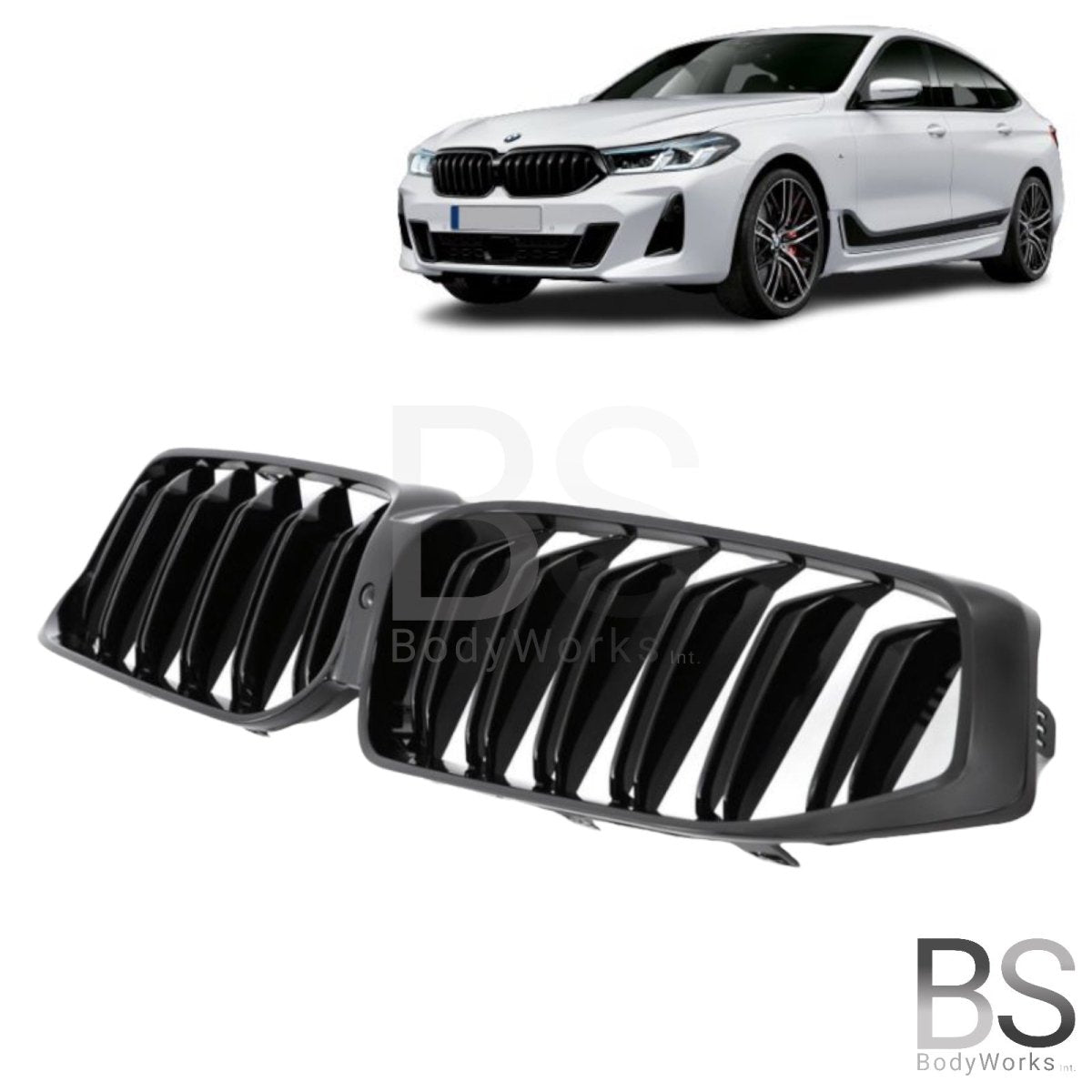 Nieren - BMW G32 Gt LCI - M Look - Mat Zwart | 20 - 24 - Beamerstyling.nl