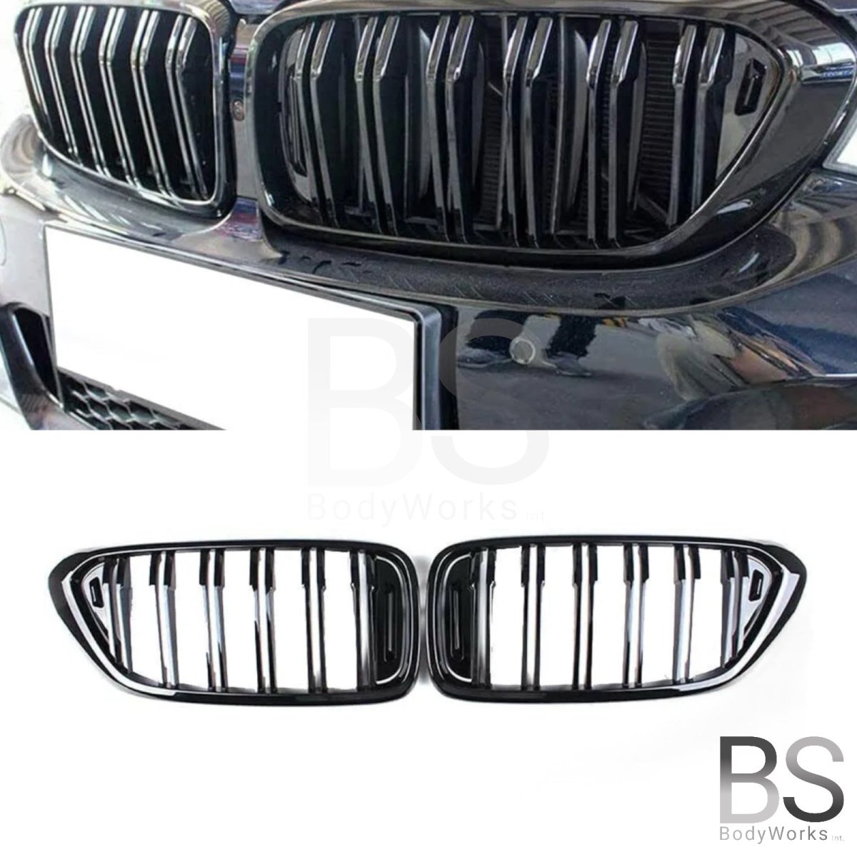 Nieren - BMW G32 Gt - M Performance Look - Hoogglans Zwart | 17 - 20 - Beamerstyling.nl