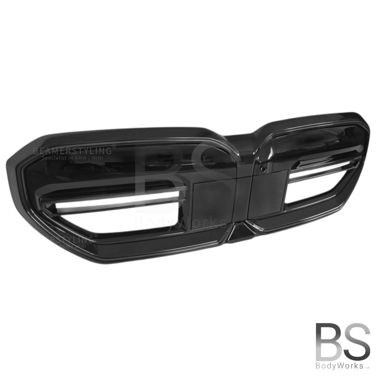 Nieren - BMW G60 / G61 - LED - M5 look - Hoogglans zwart - Compleet | 2023+ - Beamerstyling.nl