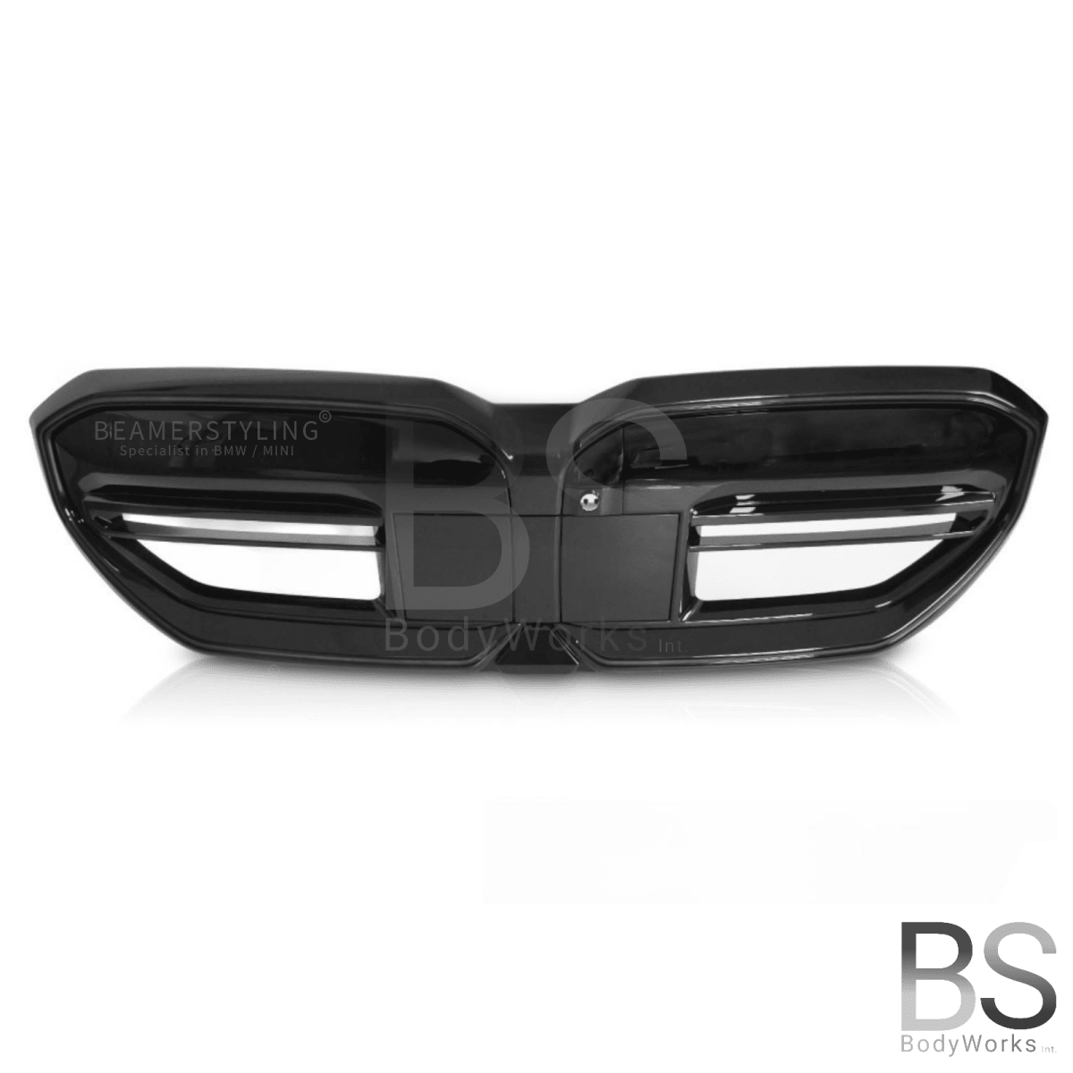 Nieren - BMW G60 / G61 - LED - M5 look - Hoogglans zwart - Compleet | 2023+ - Beamerstyling.nl