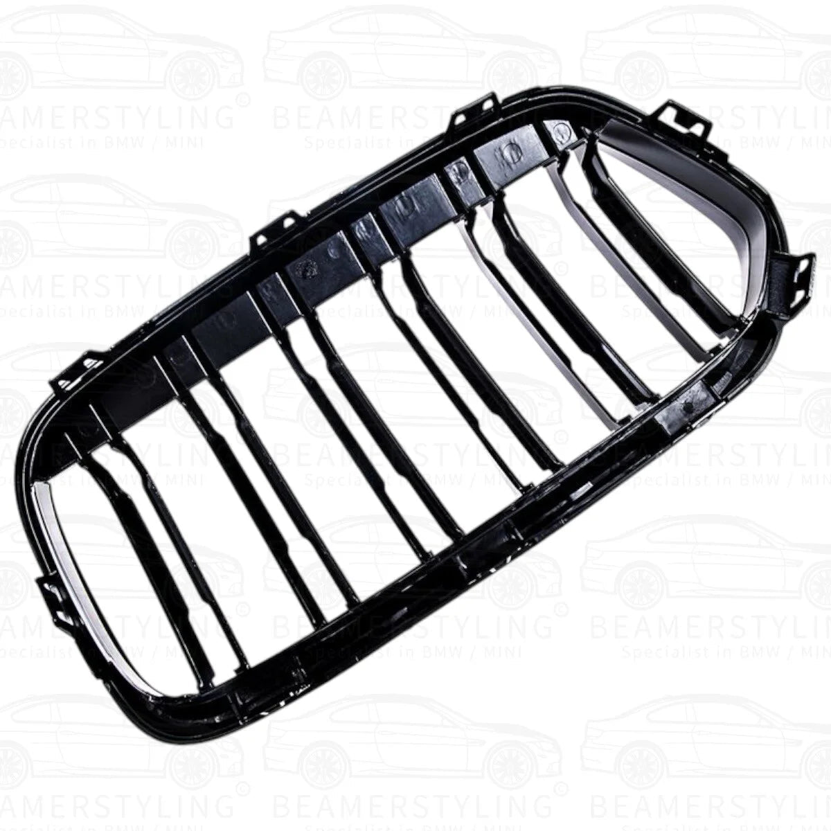 Nieren - BMW X2 F39 - M look - Hoogglans zwart | 18 - 23 - Beamerstyling.nl