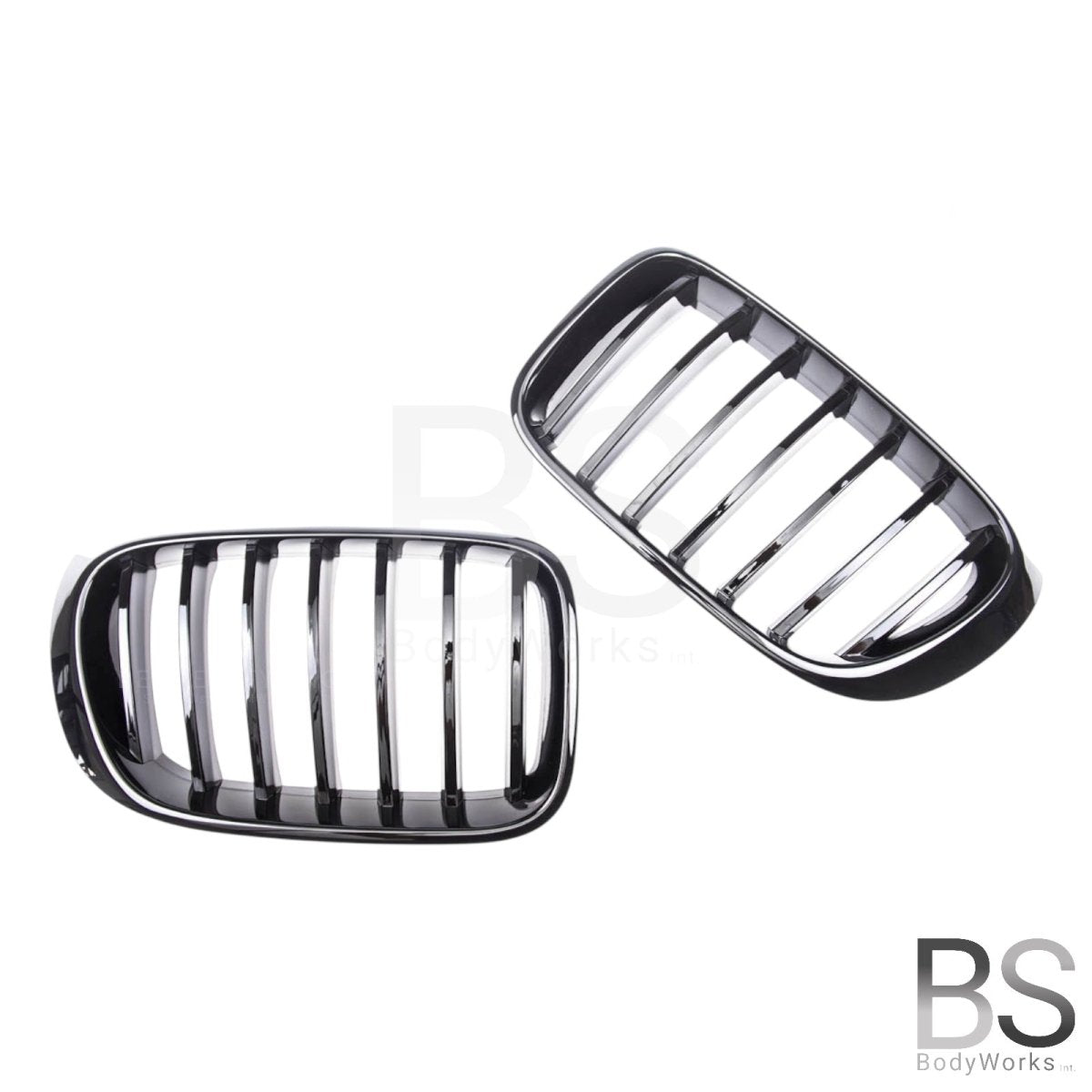 Nieren - BMW X4 F26 / X3 F25LCI - Mp Look - Hoogglans Zwart | 2014 - 2018 - Beamerstyling.nl