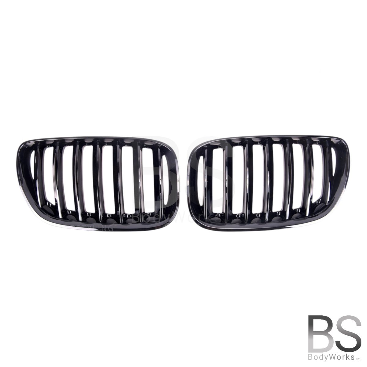 Nieren - BMW X5 E53 - Mp Look - Hoogglans Zwart | 12/2003 - 2006 - Beamerstyling.nl