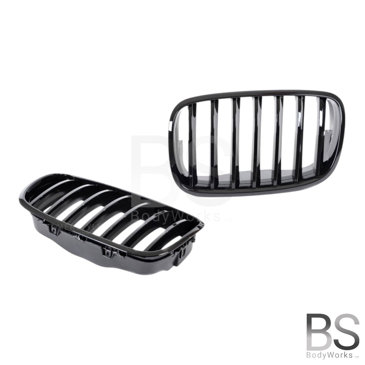 Nieren - BMW X5 E70 / X6 E71 - Mp Look - Hoogglans Zwart | 2006 - 2014 - Beamerstyling.nl