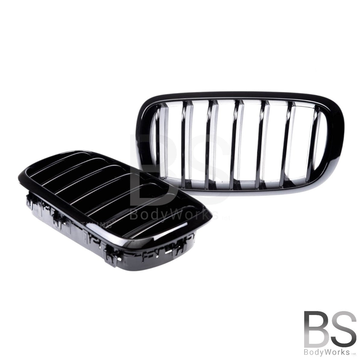 Nieren - BMW X5 F15 / F85 / X6 F16 / F86 - Mp Look - Hoogglans Zwart | 2014 - 2019 - Beamerstyling.nl