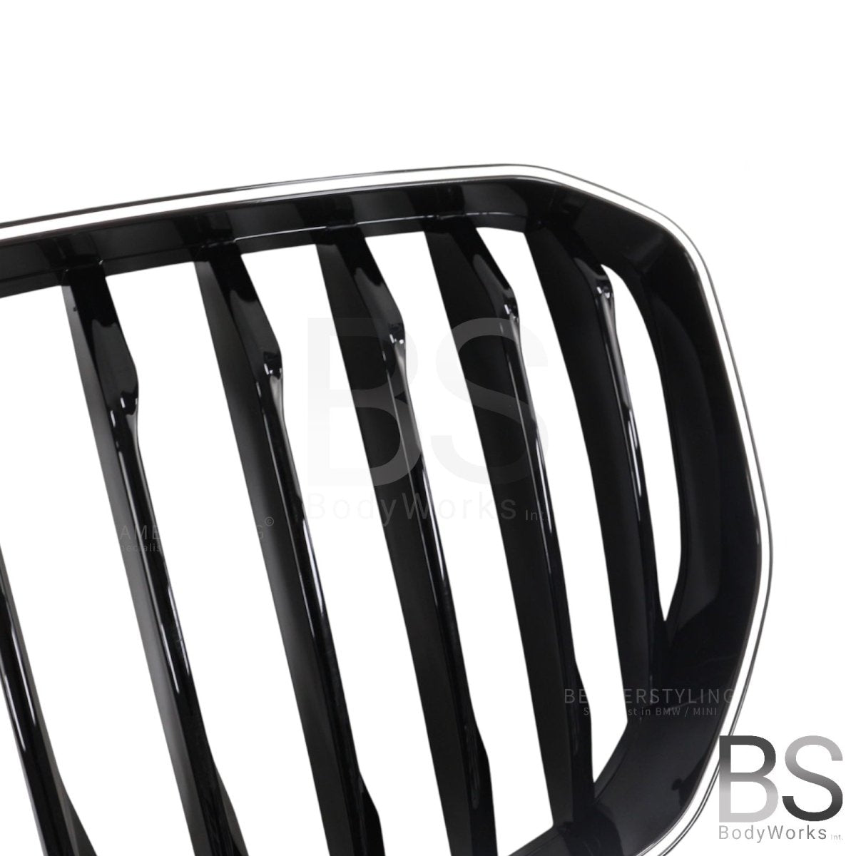 Nieren - BMW X5 G05 - LED - Mp Look - Hoogglans Zwart | 2018 - 03/2023 - Beamerstyling.nl