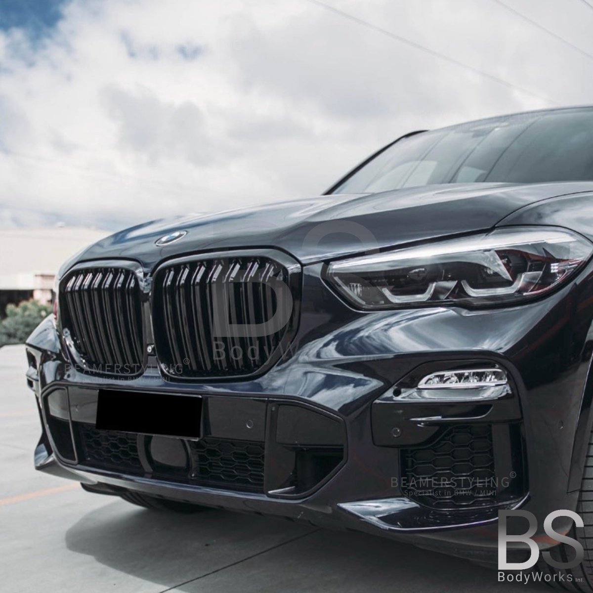Nieren - BMW X5 G05 - M Look - Hoogglans Zwart | 2018 - 03/2023 - Beamerstyling.nl