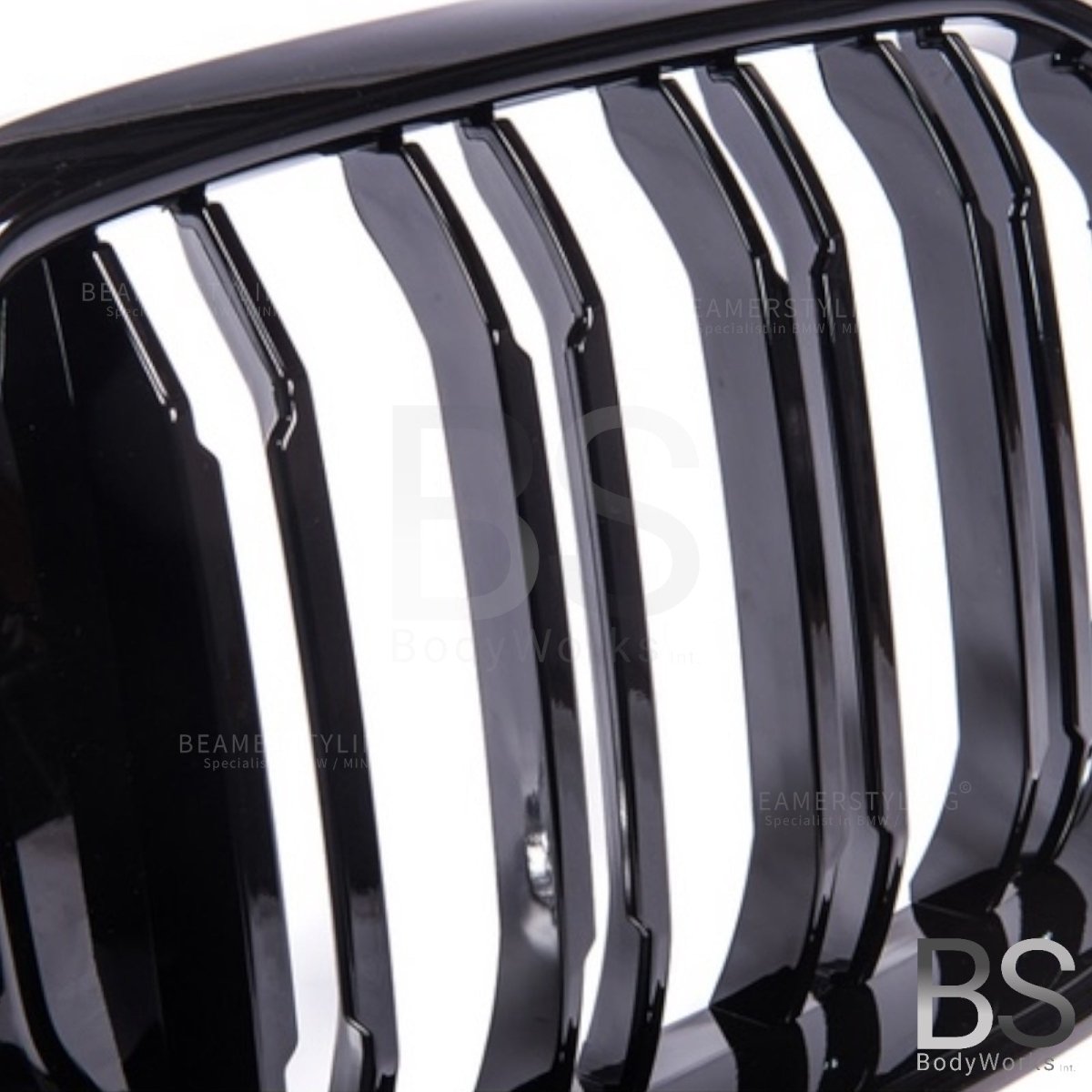 Nieren - BMW X6 G06 - M Look V2 - Hoogglans Zwart | 2018 - 2023 - Beamerstyling.nl