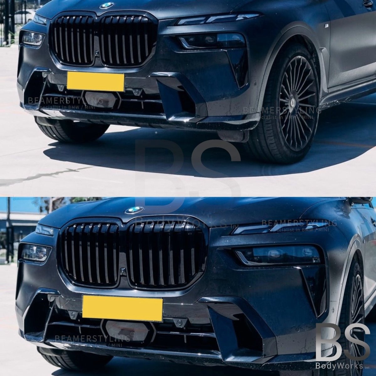 Nieren - BMW X7 G07LCI - Mp Look - Hoogglans Zwart | 07/2022+ - Beamerstyling.nl