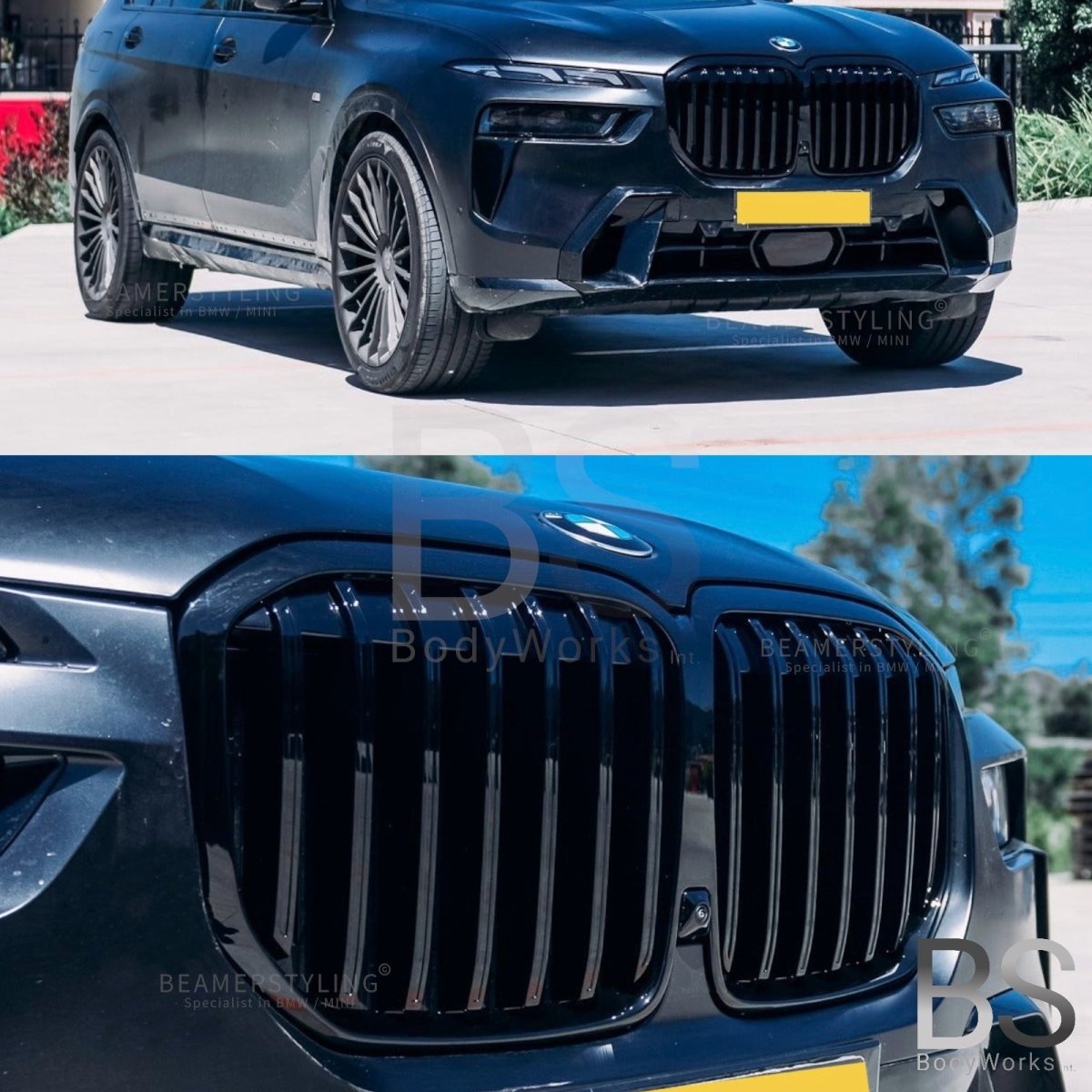 Nieren - BMW X7 G07LCI - Mp Look - Hoogglans Zwart | 07/2022+ - Beamerstyling.nl