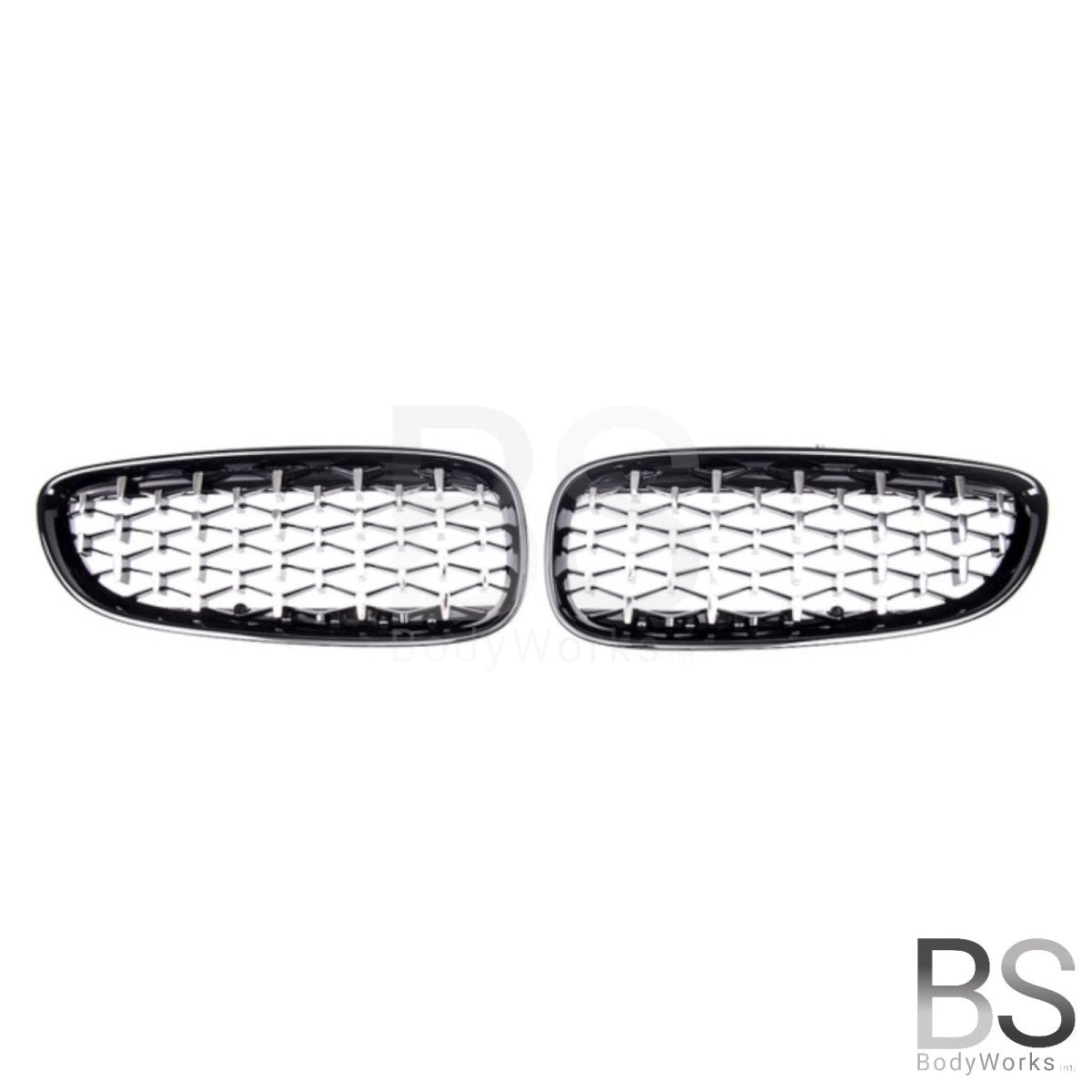 Nieren - BMW Z4 E89 - Diamond - Hoogglans Zwart / Chroom | 2009 - 2016 - Beamerstyling.nl