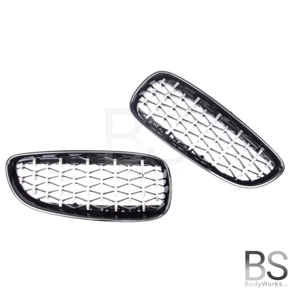 Nieren - BMW Z4 E89 - Diamond - Hoogglans Zwart / Chroom | 2009 - 2016 - Beamerstyling.nl
