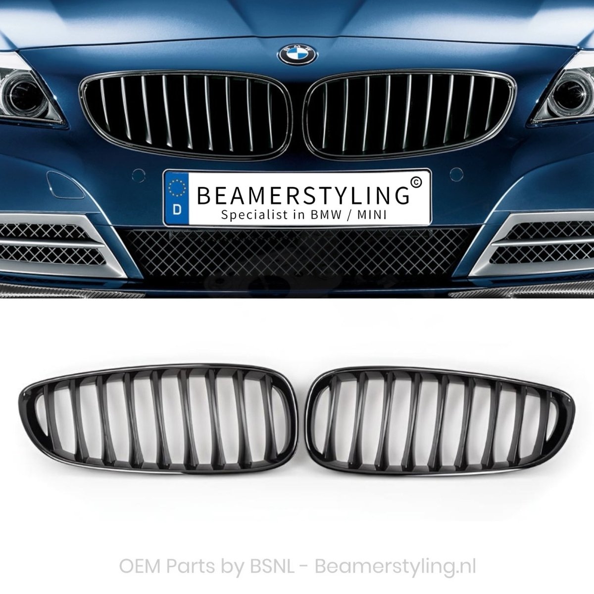 Nieren - BMW Z4 E89 - M Performance - Zwart | Origineel BMW - Beamerstyling.nl