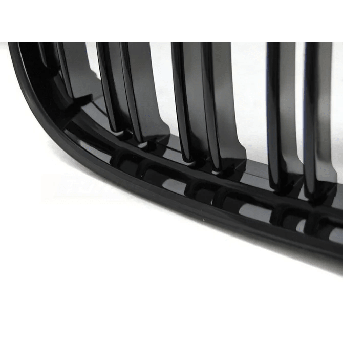 Nieren / Grill Delen Dubbele Spijlen Glanzend Zwart BMW 3 Serie E90 / E91 2008 - 2013 - Beamerstyling.nl
