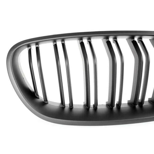 Nieren / Grill Delen Mat Zwart Dubbel Spijls BMW 5 Serie F10 / F11 - Beamerstyling.nl