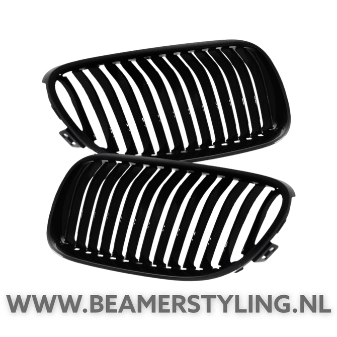 Nieren Set Hoogglans Zwart BMW E92 / E93 2010 - 2013 - Beamerstyling.nl