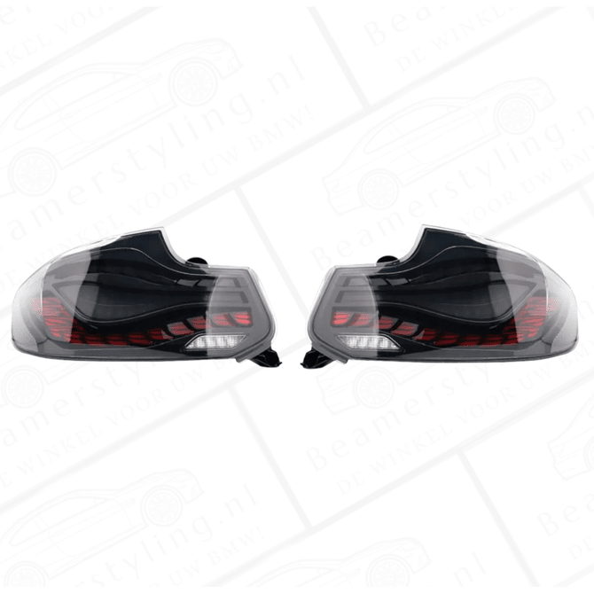 OLED Achterlichten - BMW F22 / F23 & F87 - Vol LED Dynamisch - Smoke/Rood - Beamerstyling.nl
