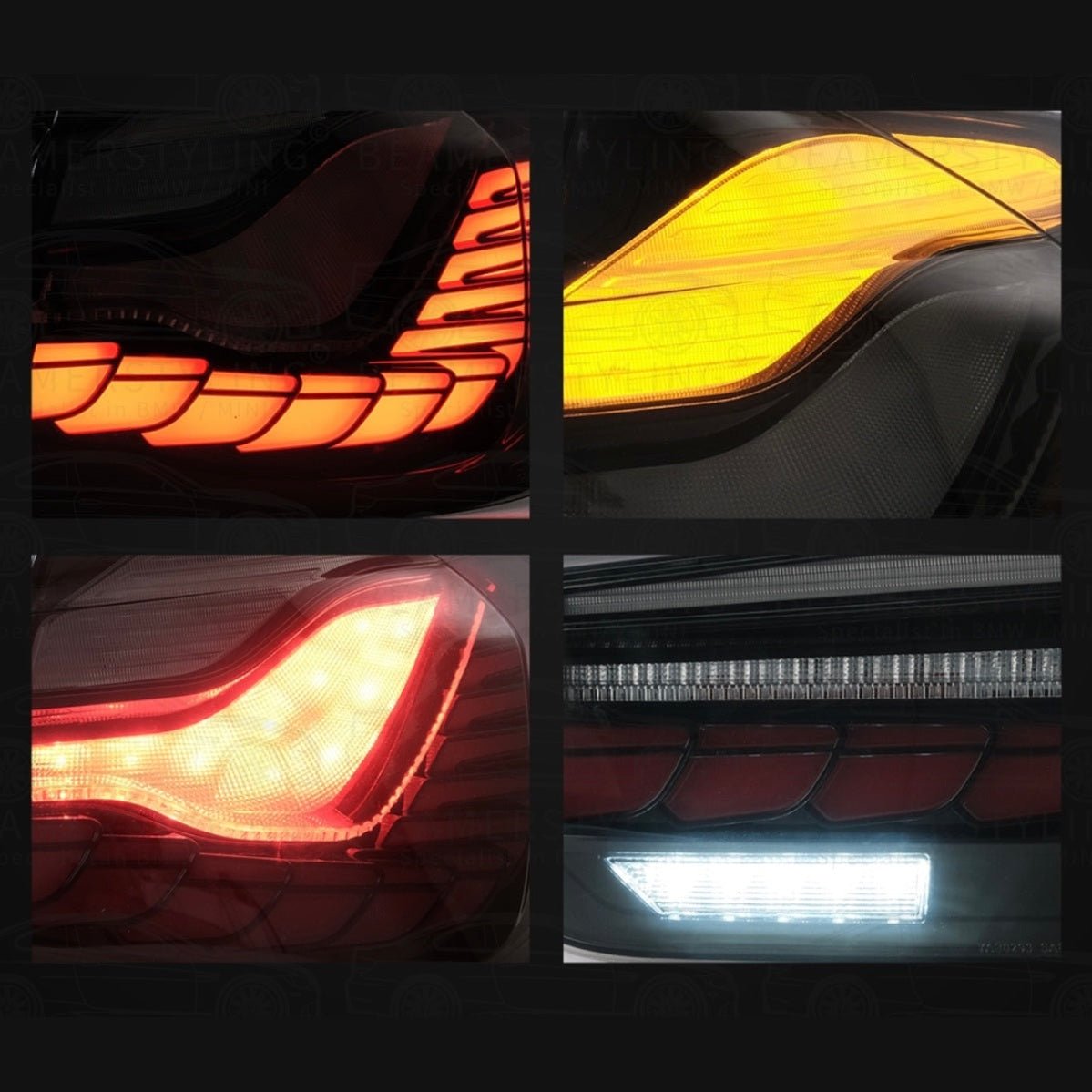 OLED Achterlichten - BMW F30 & F80 - Gts Design - Rood | 2011-2019 - Beamerstyling.nl