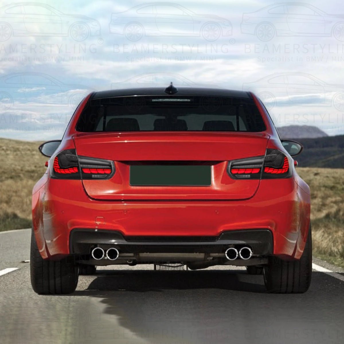 OLED Achterlichten - BMW F30 & F80 - Gts Design - Smoke | 2011-2019 - Beamerstyling.nl
