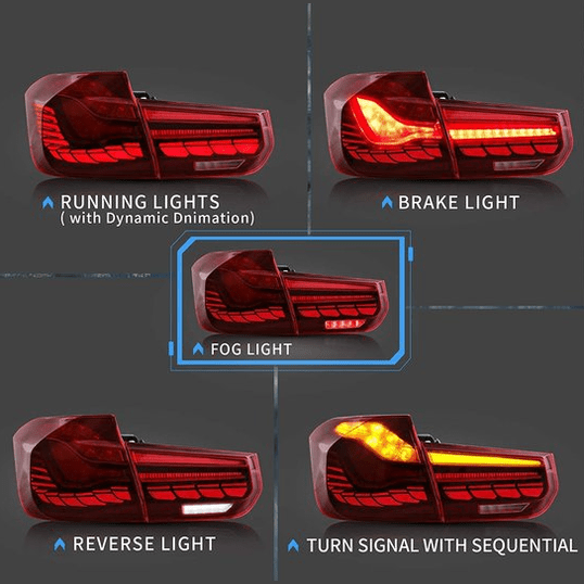 OLED Achterlichten - BMW F32 / F33 / F36 - Cs Look - Smoke - Beamerstyling.nl