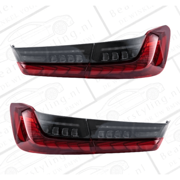 OLED Achterlichten - BMW G20 Sedan - Vol LED - Rood/Smoke - 2019-2022 - Beamerstyling.nl