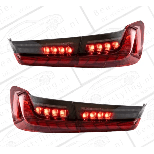 OLED Achterlichten - BMW G20 Sedan - Vol LED - Rood/Smoke - 2019-2022 - Beamerstyling.nl