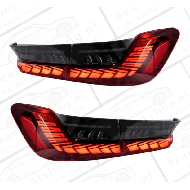 OLED Achterlichten - BMW G20 Sedan - Vol LED - Rood/Smoke - 2019-2022 - Beamerstyling.nl