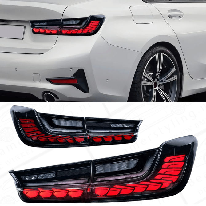 OLED Achterlichten - BMW G20 Sedan - Vol LED - Smoke/Rood - 2019-2022 - Beamerstyling.nl