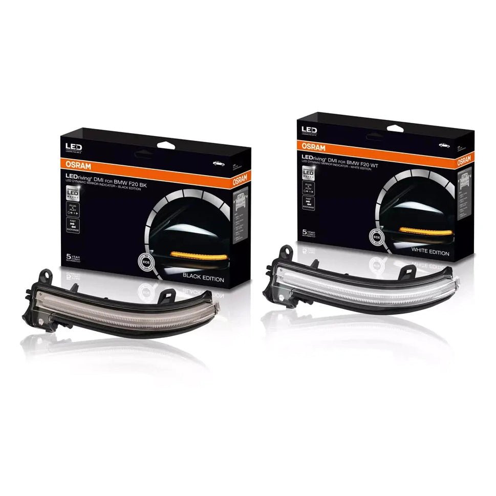 Osram Knipperlichten - BMW F20 / F22 / F30 / F32 / F36 / E84 - In Spiegels - Dynamisch LED | Smoke - Beamerstyling.nl