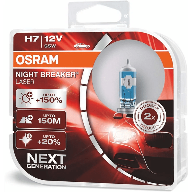 Osram | Night Breaker Laser - Next Generation | H7 Autolampen | Duo Pack 12V 55W - Beamerstyling.nl