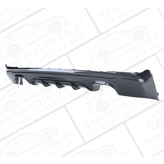 Performance Diffuser Carbon Look BMW F22 / F23 4 Uitlaten - Beamerstyling.nl