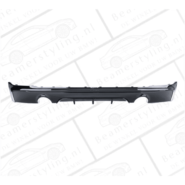 Performance Diffuser M235I M240I BMW F22 / F23 Glanzend Zwart - Beamerstyling.nl