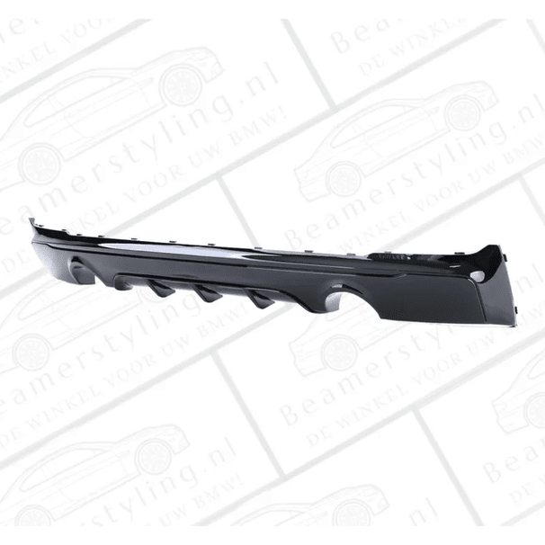 Performance Diffuser M235I M240I BMW F22 / F23 Glanzend Zwart - Beamerstyling.nl