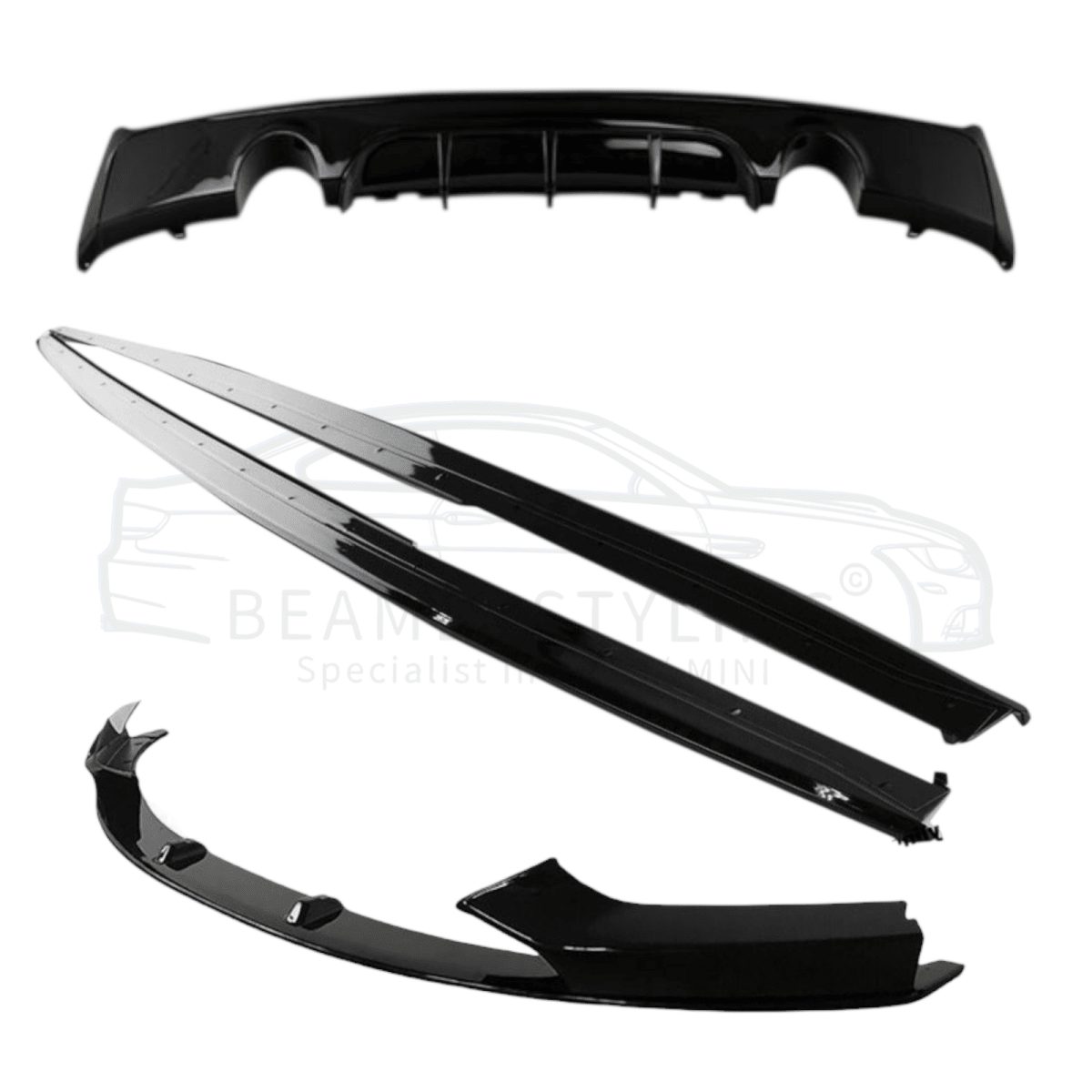 Performance Pakket - BMW 2 Serie F22 / F23 - M235i/M240i - Hoogglans Zwart | 14 - 21 - Beamerstyling.nl