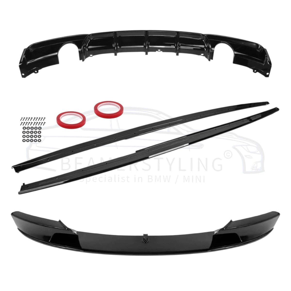 Performance Pakket - BMW 3 Serie F30 / F31 - 335i/340i - Hoogglans Zwart | 12 - 19 - Beamerstyling.nl
