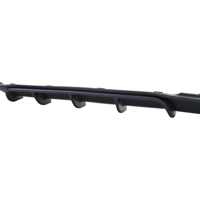 Diffuser - BMW F30 / F31 - M Performance Look - Mat Zwart - 2 Uitlaten Links