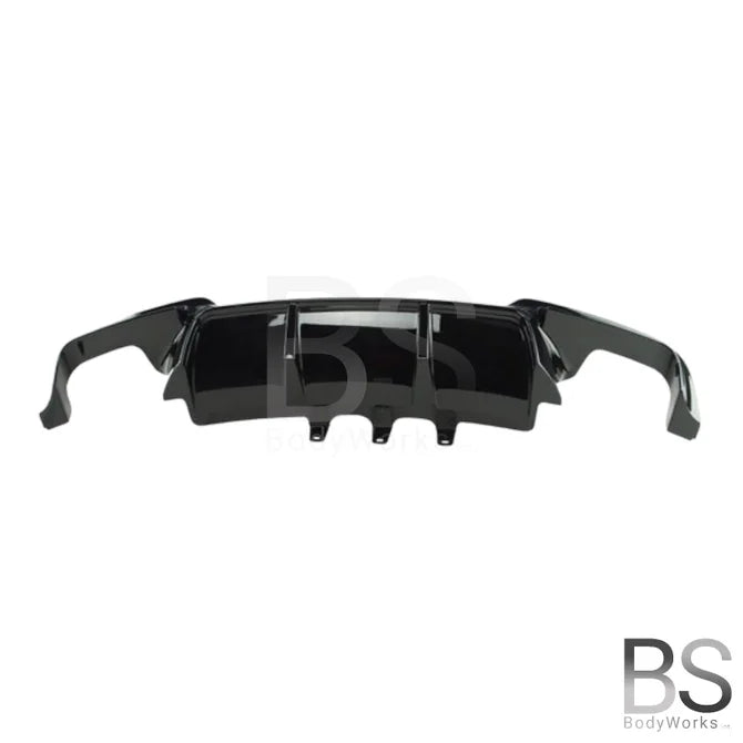 Diffuser - BMW F10 / F11 - M5 Look - Hoogglans Zwart | 10-17