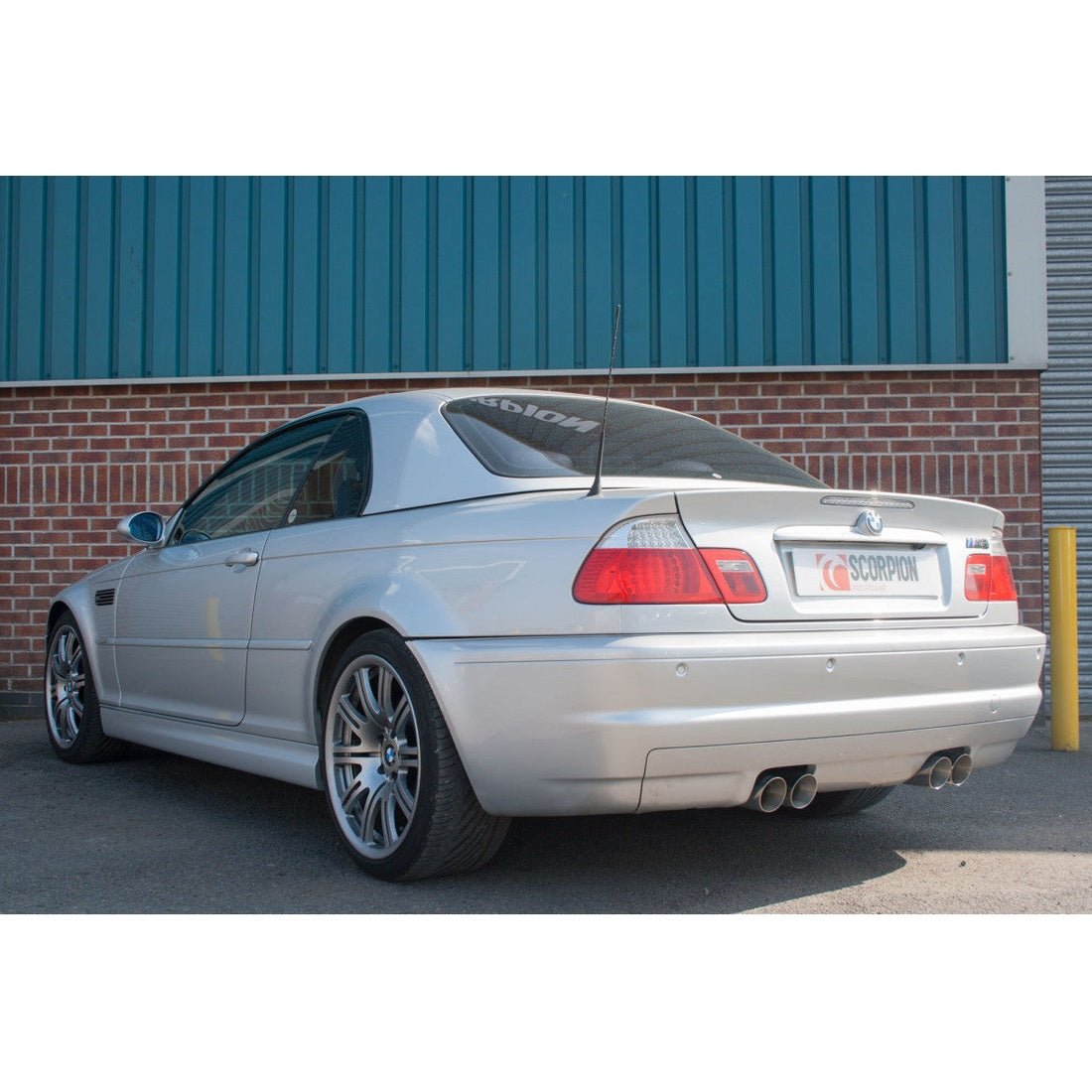 Scorpion Achterdemper - BMW E46 M3 - 63,5Mm/2,5'' - 4X83Mm | 01 - 06 - Beamerstyling.nl