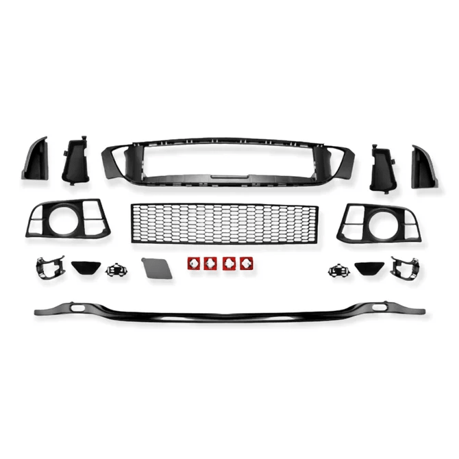 Set Grillen Compleet Voor M Pakket Voorbumper BMW 5 Serie F10 / F11 07/2013-2017 - Beamerstyling.nl